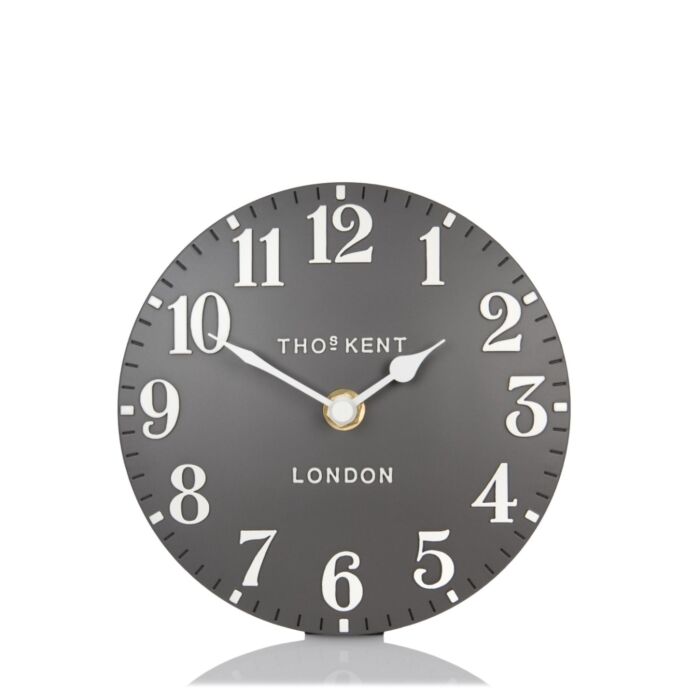 Thomas Kent Arabic Dolphin Mantel Clock - 6"